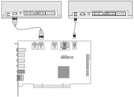 Stap 3: Aansluiten op audiokabel (facultatieve stap voor analoge of digitale cdaudiokabelverbinding) Als de Sound Blaster Audigykaart is aangesloten op de CD SPDIF-connector en de CD Audio-connector