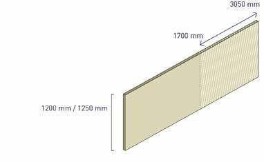 Dankzij het innovatieve productieproces van ROCKPANEL Group kunnen de platen geleverd worden in elke lengte tussen 1.700 en 3.050 mm.