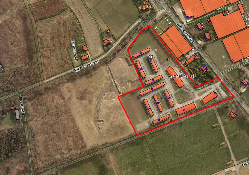 stootvoegen aanwezig. Open water is in en grenzend aan het plangebied afwezig. Ondergrondse ruimten (kelders en kruipruimtes) zijn afwezig in het plangebied.