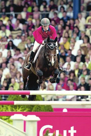 Authentic (v.guidam), het medaillekanon van Beezie Madden, werd in 2006 uitgeroepen tot FEI Paard van het Jaar.