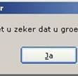 4.5.4 Groepen bewerken Selecteer een groep in het venster Beheer Groepen Bewerken in het linkerdeel van het venster Beheer Groepen om de gegevens van de geselecteerde groep te bewerken of dubbelklik