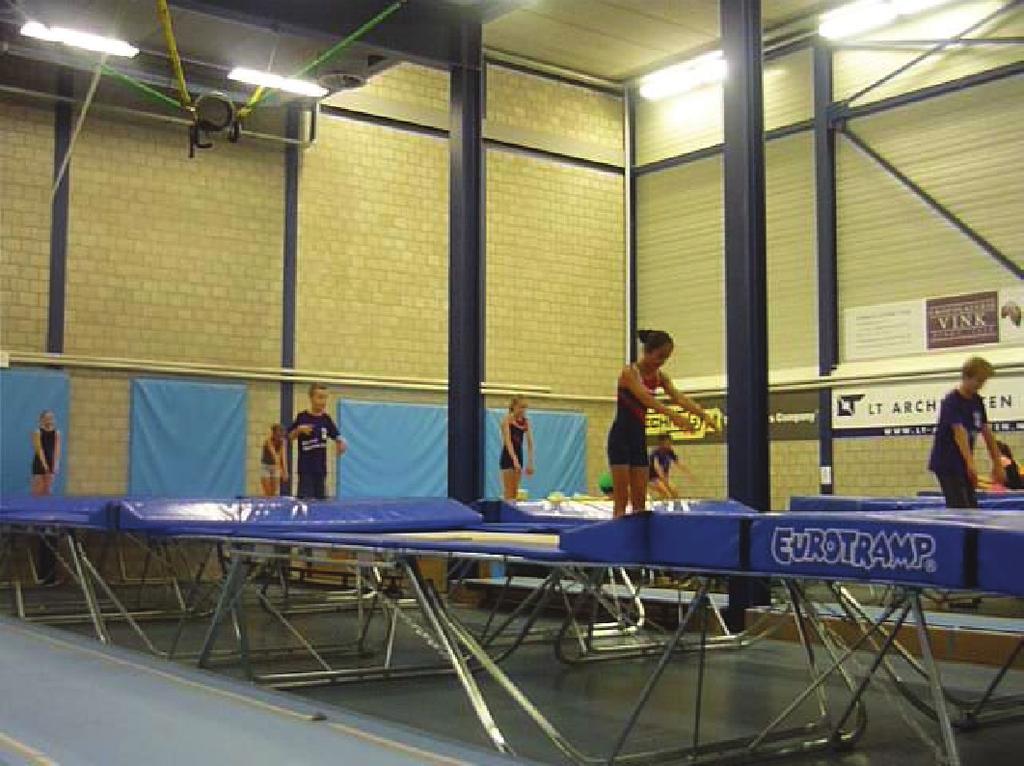 Turnweekend tumbling beloften & AGH Flik-Flak 's Hertogenbosch Naar jaarlijkse gewoonte gingen de competitiegerichte groepen op turnkamp tijdens de zomervakantie.