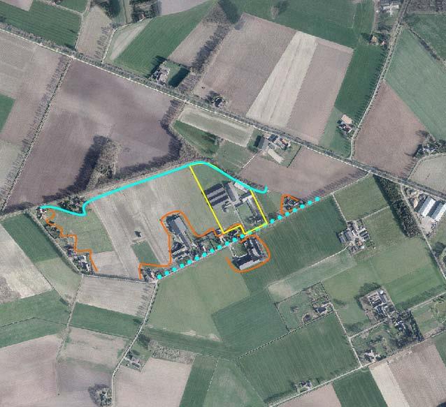 3D-BELEVING Het plangebied is zeer verscholen gesitueerd. Het kan in beperkte mate worden waargenomen vanaf de openbare weg Koekoek.