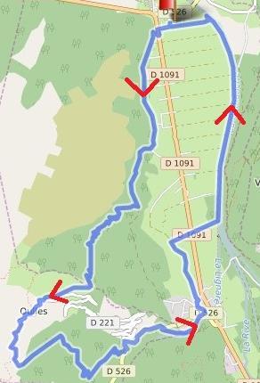 Trailrunroute 19 km / 880 hm Afstand: 19,2 km Tijd: 2:45 3:15 uur Hoogtemeters: 880 hm Hoogste punt: 1484 m. Zwaarte: beetje zwaar Moeilijkheid: beetje moeilijk Gps-bestand: Belledonne19km.