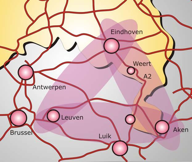 3.2 Kansen voor de regio in breed perspectief De regio De Hoge Dunk maakt onderdeel uit van de zogenoemde Technologische Topregio Eindhoven Leuven Aken.