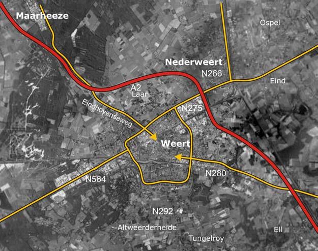 (Inter)regionale vervoerscorridors N266 tussen A2 en A67 en rondweg Noord in Nederweert De provincie Noord Brabant werkt aan de verbetering van de N279 s-hertogenbosch Helmond.