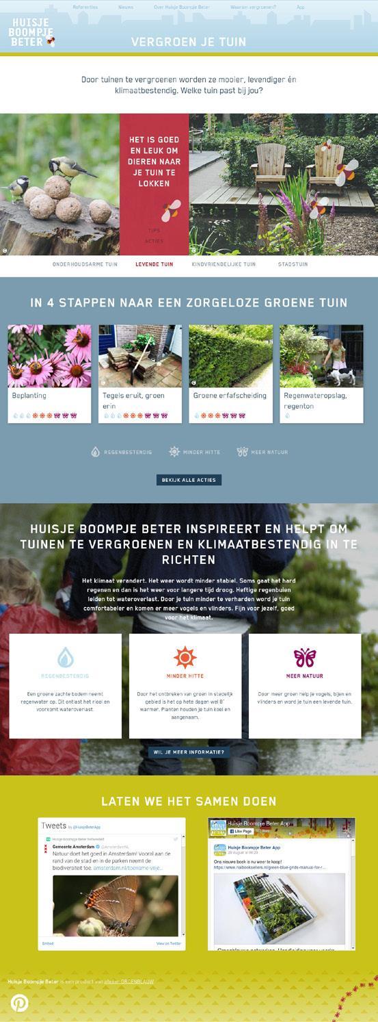 Communicatie- & participatie methoden Huisje boompje Beter app, Atelier Groenblauw, Hiltrud Potz http://www.
