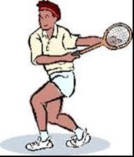 Tennis (met s)tip(s) Goed voetenwerk is van belang voor een goede positie om de bal te slaan. Een slag langs de lijn is vanwege de hoogte van het net erg risicovol.