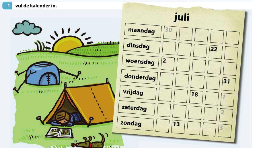 Kalender: maanden Tempo rekenen: + en - sommen tot en met 10 Schrijven De letters die centraal hebben gestaan bij veilig leren lezen leren ze ook schrijven.
