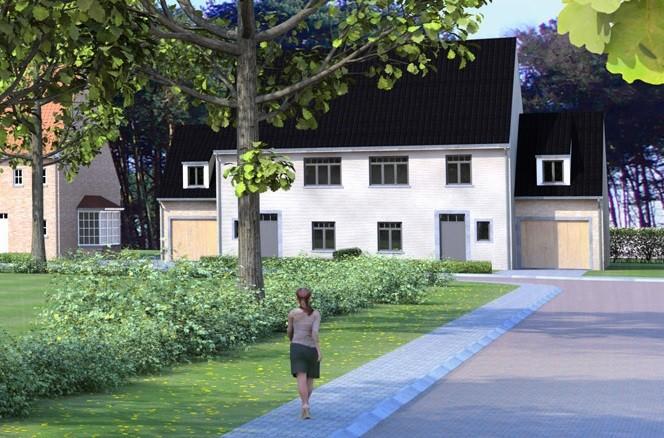 WONING 9-10: Landelijke woningen in stijlvol woonerf met bosrijke, kindvriendelijke omgeving nabij het centrum van Lichtaart.