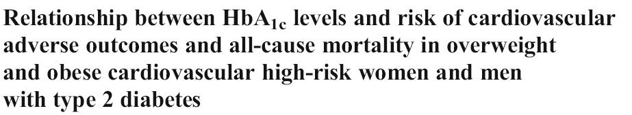 Cardiovascular events All-cause mortality
