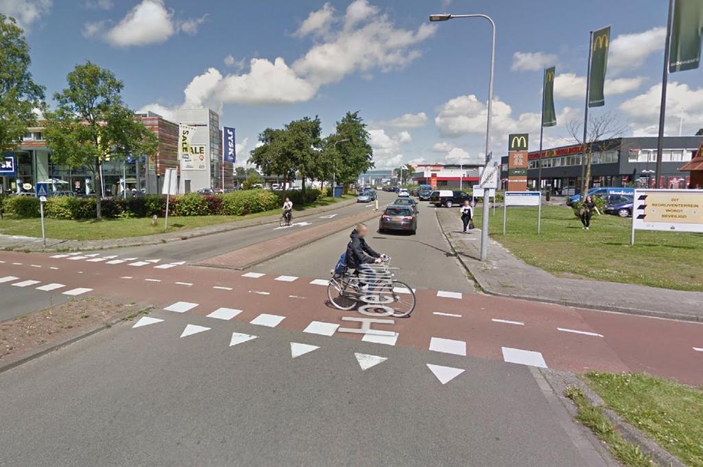 Kruizing Hoendiep - Atoomweg gevaarlijk voor fietsers RECREATIE