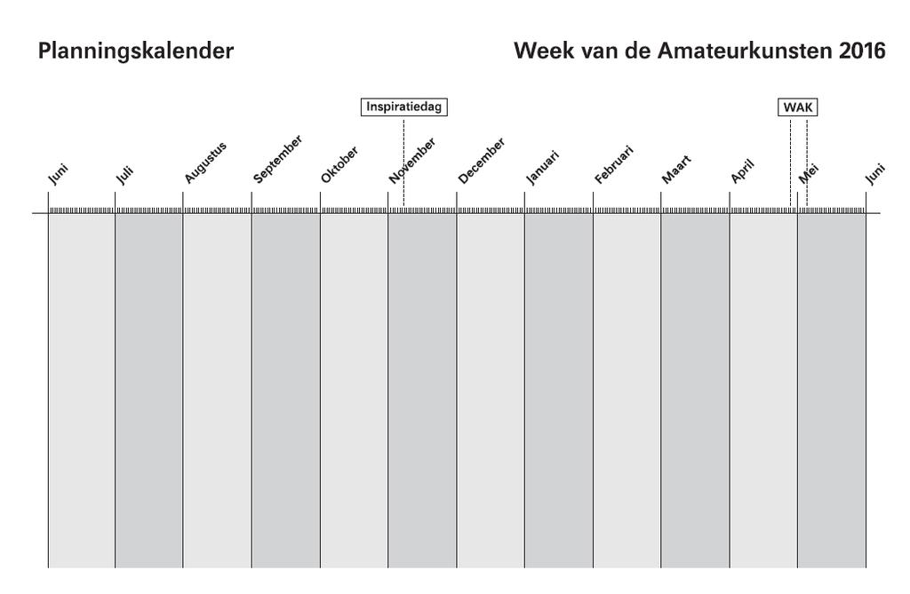 Planningskalender _ print uit op A3_ hang deze