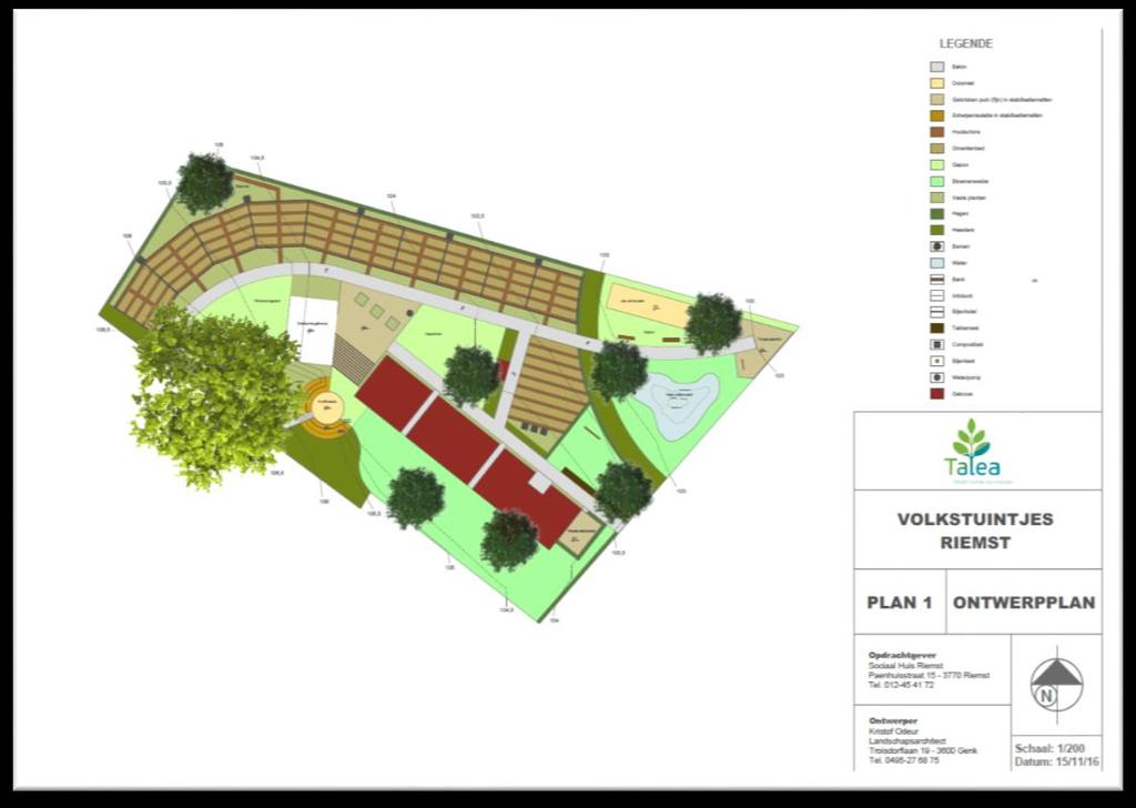 Moestuinproject Riemst Een volkstuin ontwerpen voor de bewoners van nabijgelegen serviceflats en een rusthuis in Riemst. Een uitdaging die Centrum Duurzaam Groen en zijn partners in 2016 aangingen.