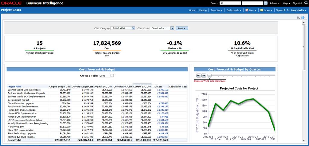 Projecten Reporting