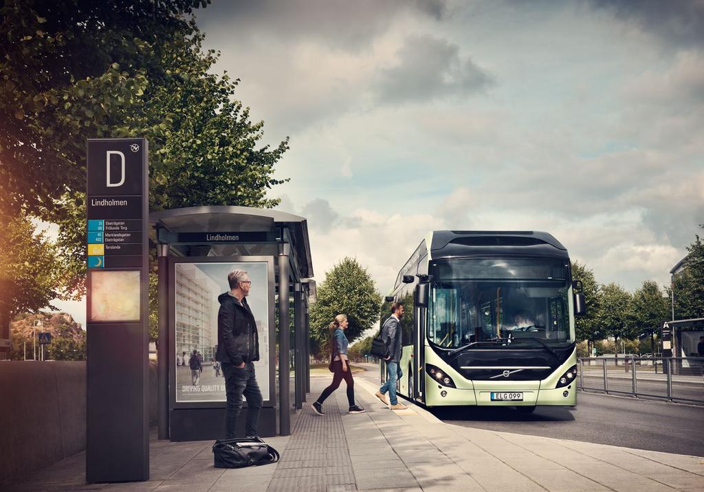 6 TOEKOMSTIGE TECHNOLOGIE De toekomst is hier en nu De Volvo 7900 Electric Hybrid is toon aangevend in het openbaar vervoer.