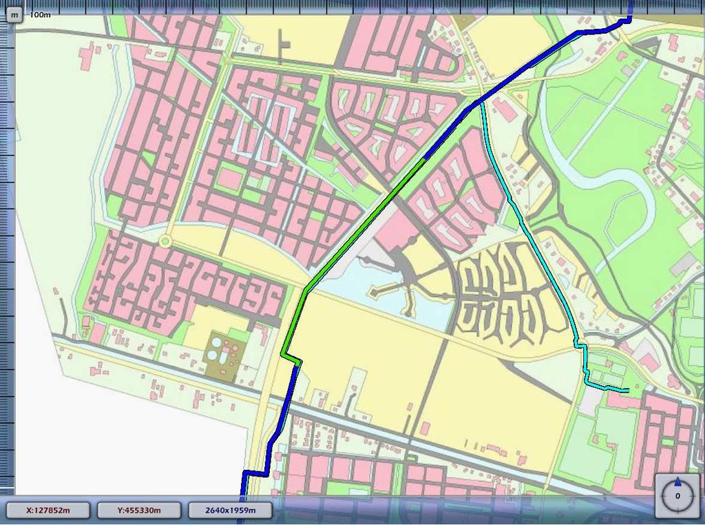 4.1 Figuur 4.1 Groepsrisico screening voor W-501-01 van N.V. De maximale overschrijdingsfactor van deze kilometer leiding wordt gevonden bij 14 slachtoffers en een frequentie van 1.49E-007.