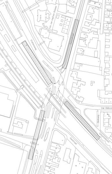 11 Oplossingsrichtingen Ongelijkvloers fietsverkeer Langzaam verkeer tunnel: Dorpsstraat Beverwijkerstraatweg aan westzijde aan