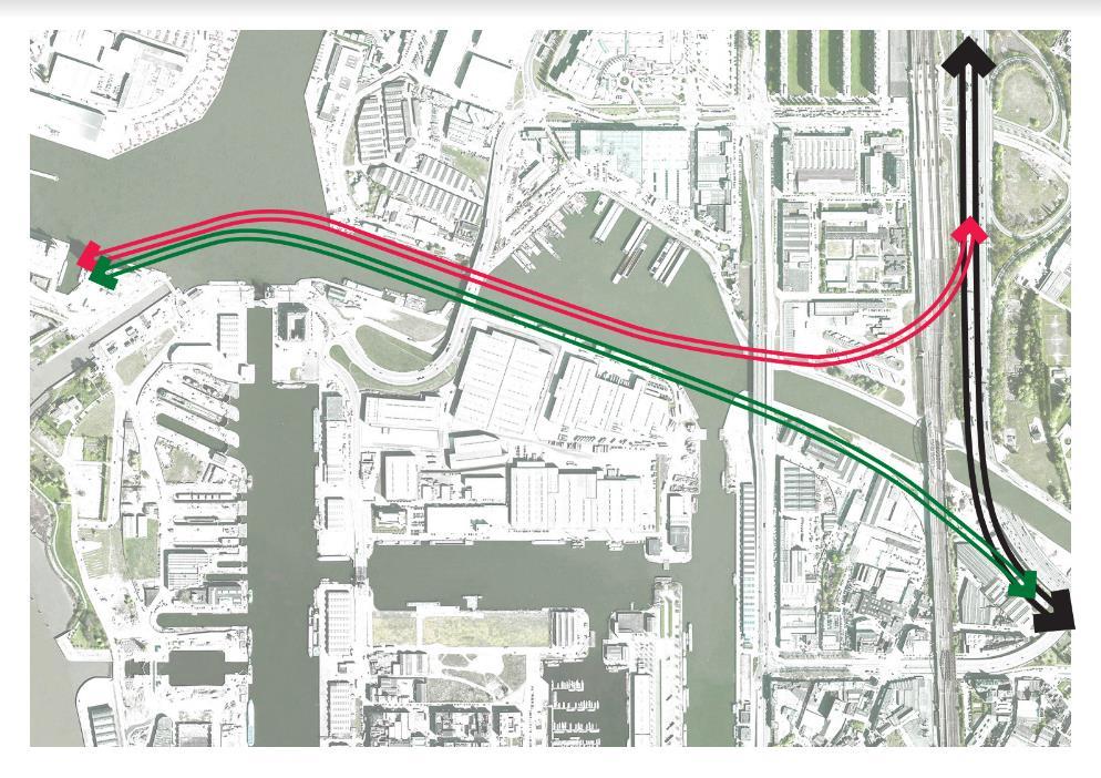 Scenario: kanaaltunnels nog 4x1 i.p.v.