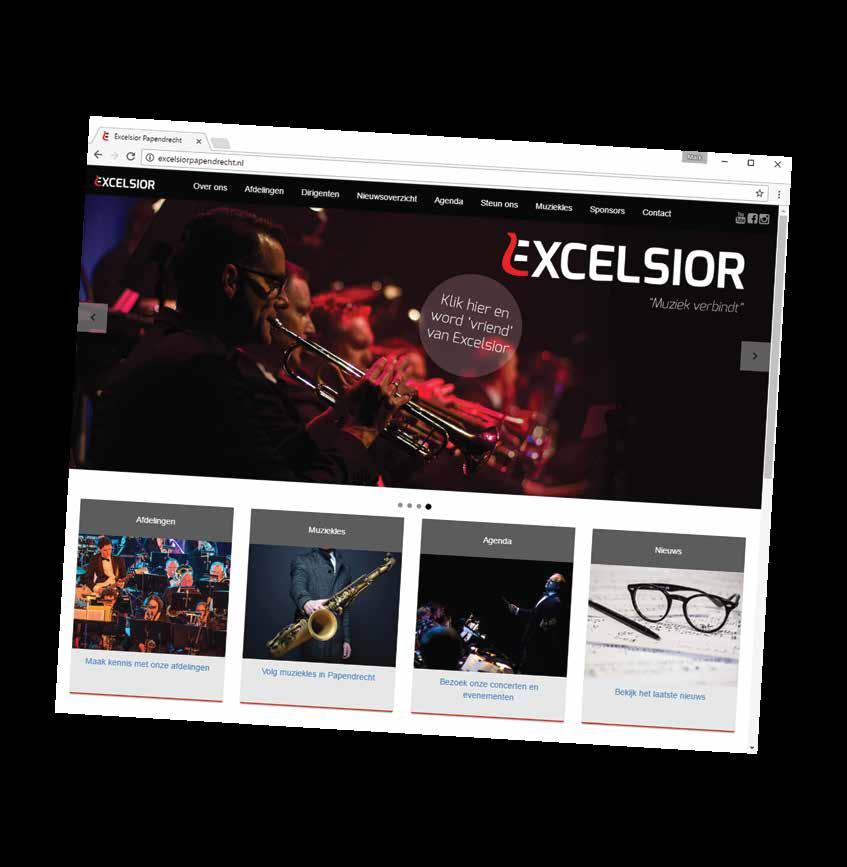 Volg ons online Website Ga naar www.excelsiorpapendrecht.nl voor meer informatie over onze orkesten, opleidingen, concertagenda, nieuws, en nog veel meer!