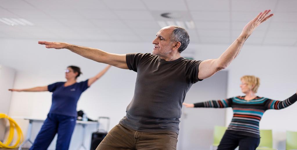 2.2. Bewegen Wees lief voor uw lijf en geef het de aandacht dat het verdient. Dans de stijfheid weg, kom mee turnen of zwemmen, of verwen uw lichaam én geest met yoga of tai chi.