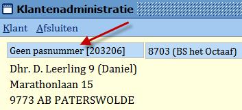 Overleg met de bibliotheek over de uitgifte van pasjes. Zie ook par. 3.6.2 Herinschrijven Een klant in het systeem kan nul, één of meer pasjes bezitten.