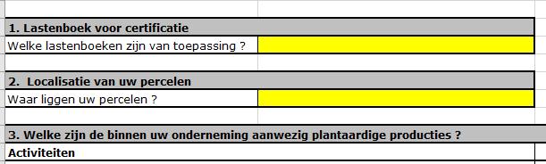 Uw specifieke elektronische checklist wordt na een paar