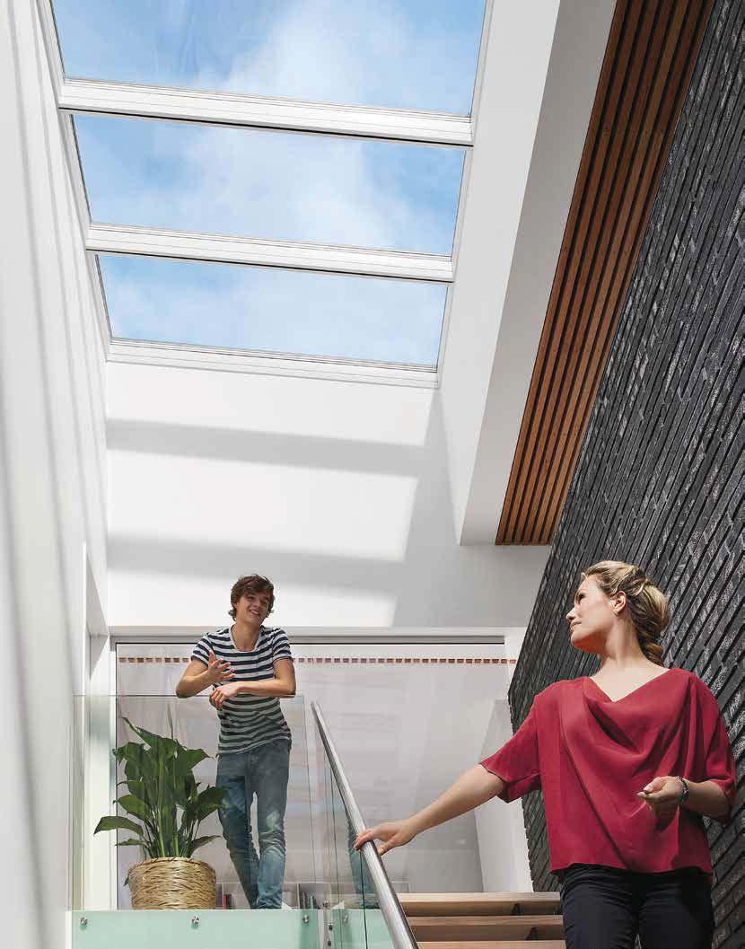 Nieuw! Trek uw plafond open! VELUX modulaire lichtstraten zijn ontwikkeld om uw huis te vitaliseren.