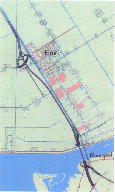 In een overleg tussen de provincie Flevoland en V&W over het OTB op 28 juni 2006 is besloten om in het OTB het wegvak Ramspol-Ens inclusief de Ramspolbrug op te nemen met 2x2 rijstroken.