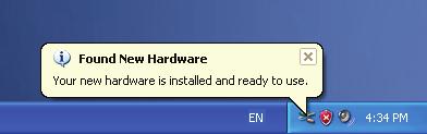 Stap 18: Uw nieuw hardware is geïnstalleerd en klaar