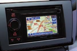 7 5 Pioneer 2-DIN navigatiesysteem AVIC-F20BT Geïntegreerd audio- en navigatiesysteem. Afneembaar 4," aanraakscherm.