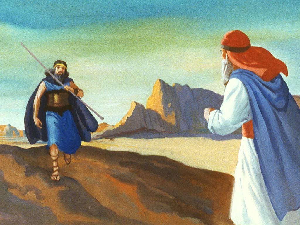 Wie kwam Obadja tegen en welk nieuws moest Obadja aan Achab brengen? Zie 1 Koningen 18 Terwijl Obadja op weg was, zie, daar kwam Elia hem tegemoet.