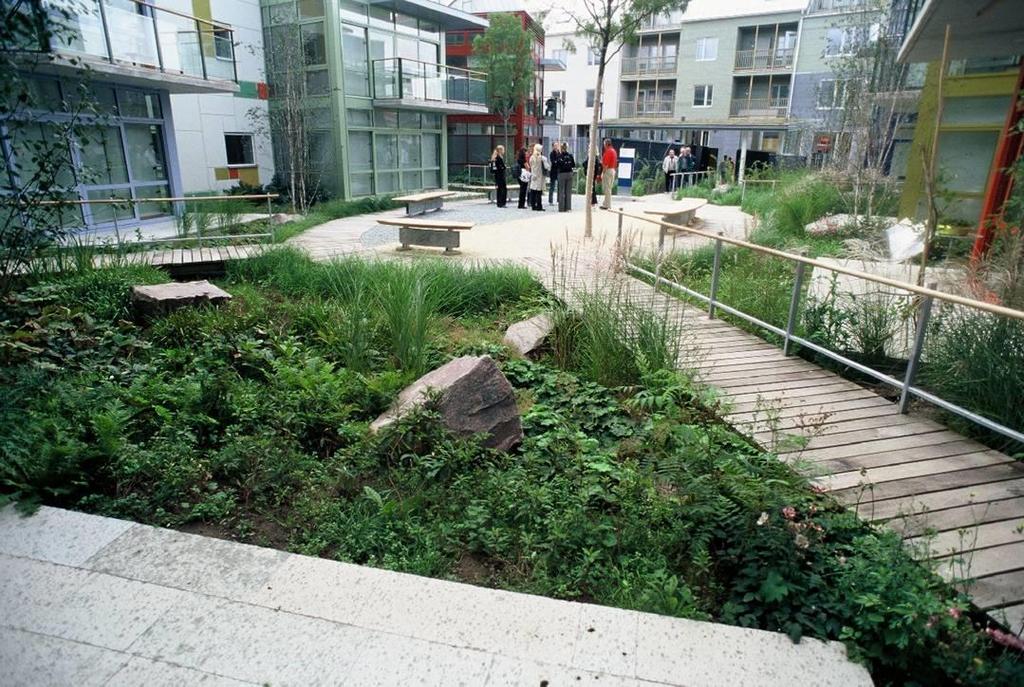 Semi-publieke groen ruimte Ecowijk
