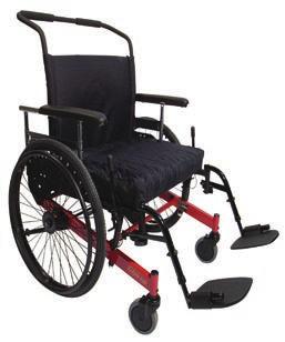 XXL Producten - Eclipse Eclipse Standaard Deze rolstoel is geschikt voor gebruikers tot een maximaal gewicht van 270kg, deze is uit te breiden naar maximaal 450kg.
