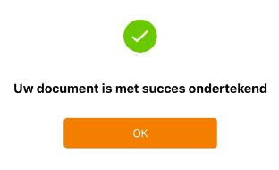 U kan dus documenten ondertekenen via Portisign on Mobile op uw tablet of smartphone maar niet op uw PC.