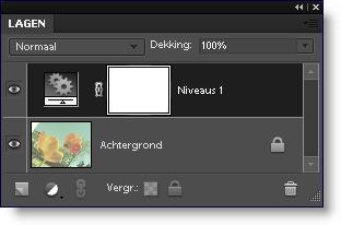 naam Niveaus1 Voordeel is hier dat je originele laag behouden blijft en dat je er steeds wijzigingen kan aan doen.