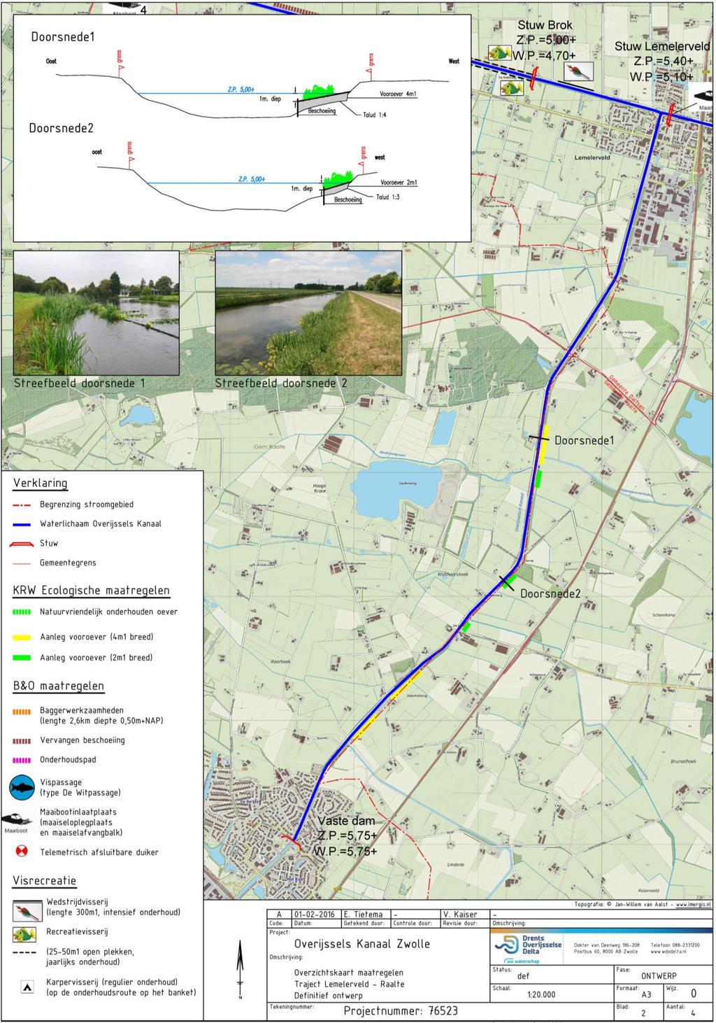 Bijlage 1b: Ontwerp Overijssels Kanaal Zwolle