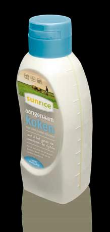 SunRice aangenaam koken - 500ml Vloeibaar margarine product, voor koken, bakken en braden Ingrediënten King rijstolie, zonnebloemolie, water, emulgatoren (citroenzure esters van mono- en diglyceriden