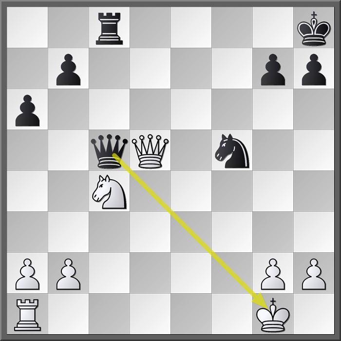 Onvoorzichtig gespeeld. Nu gaat er 1 pion verloren. e4 16.Lc2 Txf5 17.Lxe7 Pxe7 18.cxd5 Txd5 19.De2 Lf5 20.Pc4 Tc8 Lichte magie? Tonnie retourneert het boertje. Véél beter: [20...b5 21.Pe3 Td2 22.