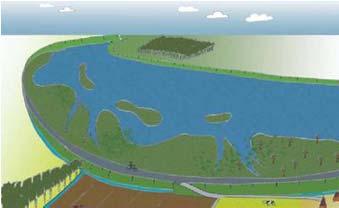overstromingsgebieden met gereduceerd getij (GGG) Complex plan
