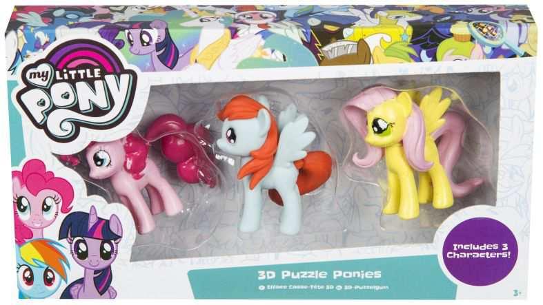 My Little Pony 3 Pack Puzzle Gom