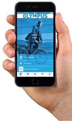 2.1 Olympus bestaat uit! Olympus Portaal: platform om medewerkers toegang te geven tot de app, individuele mobiliteitsbudgetten samen te stellen en gebruiksgegevens te raadplegen.