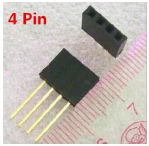 BBR19 4 pin female connector - Nodig om HC06 Bluetooth aan te sluiten - Nodig om I2C LCD aan te sluiten BBR20