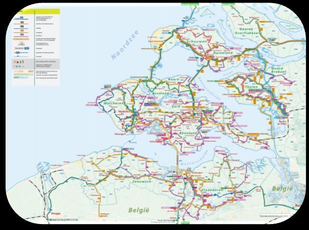 HET AANTAL BUSLIJNEN Op basis van het plaatje hierboven uit het Provinciaal beleidsplan Openbaar Vervoer Zeeland 2015 2025, kan de conclusie getrokken worden, dat er voldoende buslijnen voorhanden