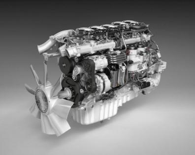 5-cilinder Euro 6 motoren De op de IAA 2012 gepresenteerde Euro 6 5-cilinder motorenserie bestaat uit vier dieselmotoren en twee gasmotoren. Daar komt in de toekomst nog een ethanolmotor bij.