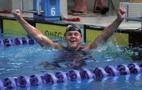 John Wijers, zwemkampioen World Transplant Games: Na mijn transplantatie ben ik weer gaan sporten, waardoor mijn conditie nog sterker vooruit ging.