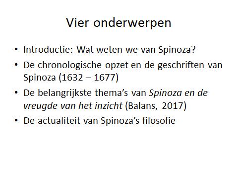 Ik ben er nu 30 jaar mee bezig en vind dat ik mijzelf nog steeds geen spinozist mag noemen, want naast bewondering heb ik ook kritiek op sommige denkbeelden van Spinoza en een echte spinozist