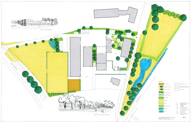 lijk gevormd door erfbeplanting en lanen langs wegen. Nabij het plangebied ligt een recreatieplas/park (voormalige zandafgraving).