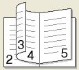 Driver en software Folder / Folder (handmatig) Gebruik deze optie om een document in folderformaat tweezijdig af te drukken; het document wordt geordend op paginanummers en u kunt het