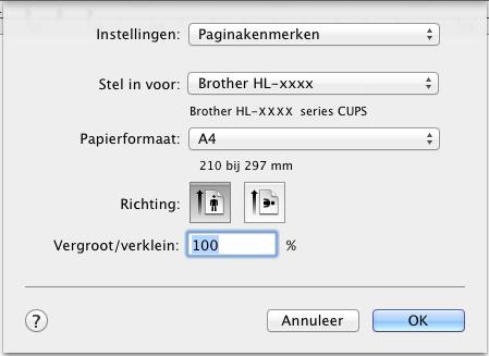Driver en software Macintosh 2 Functies in de printerdriver (Macintosh) 2 Deze machine ondersteunt Mac OS X 10.7.5, 10.8.x,